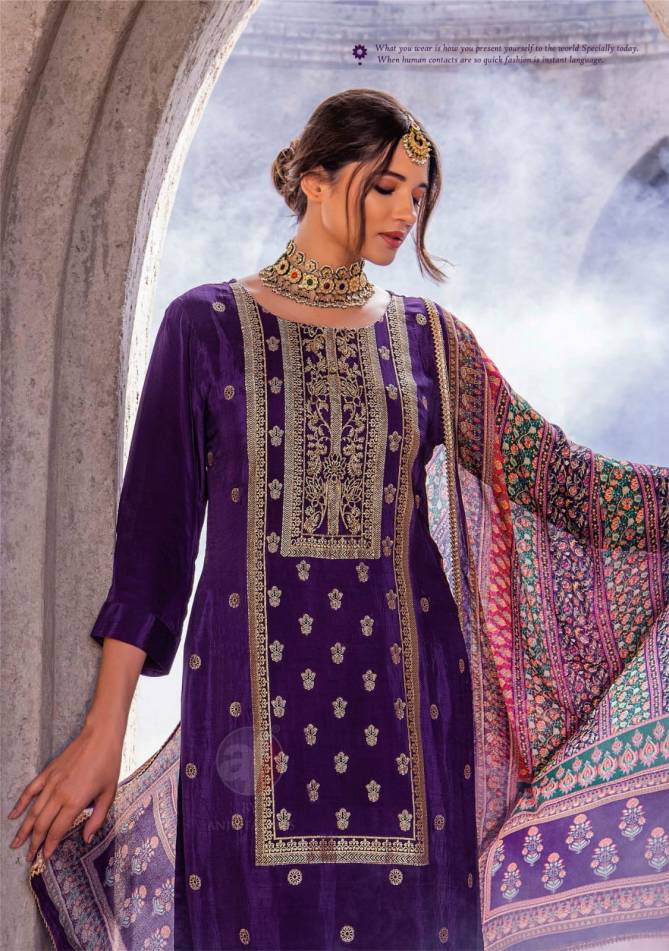 Dastoor By Af Crepe With Heavy Jacquard  Readymade Suits Wholesale Suppliers In Mumbai
